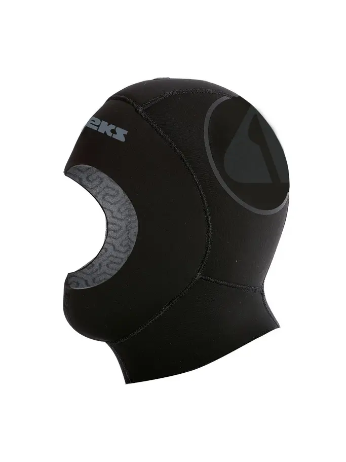 , view full size image of Front view of Product detail - HX - Dive Hood 5/7mm black