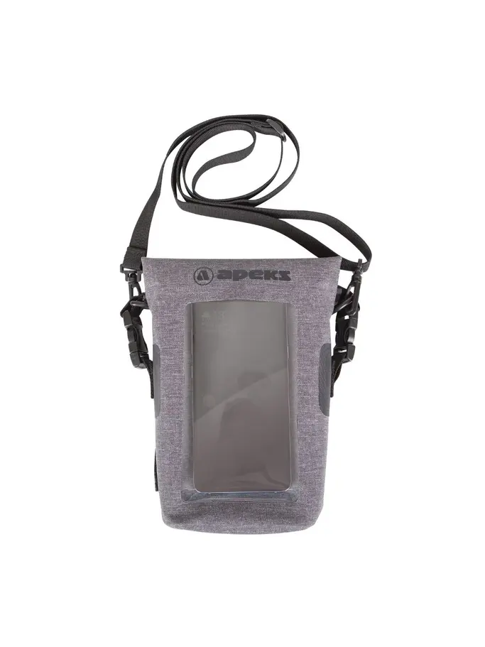 , Ansicht Großes Bild der Vorderseite Product detail - SMALL DRY BAG - Dive Phone case grey/black