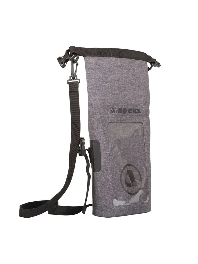 , Ansicht Großes Bild der Vorderseite Product detail - SMALL DRY BAG - Dive Phone case grey/black