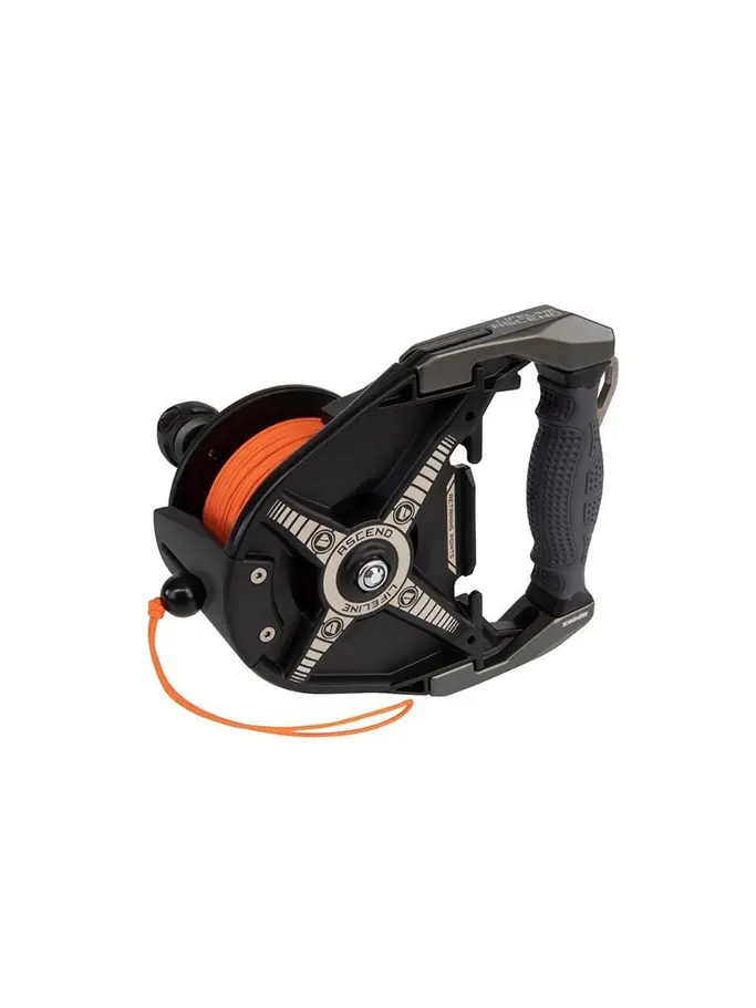, visualizzare l'immagine full size della vista frontale di Product detail - LIFELINE ASCEND - Dive Reel 60M black/grey