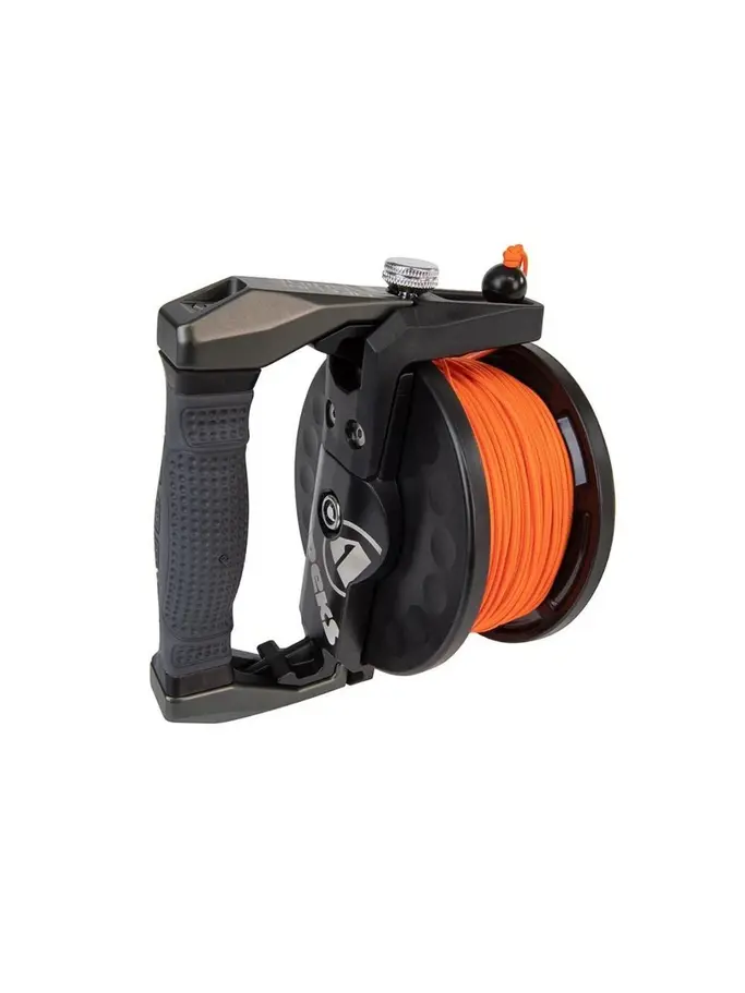 , voir image en taille réelle de la vue frontale de Product detail - LIFELINE GUIDE - Dive Reel 120M black/grey