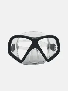 Display front view 1 of Product detail - NALU - Snorkeling Mask BKBKCLR