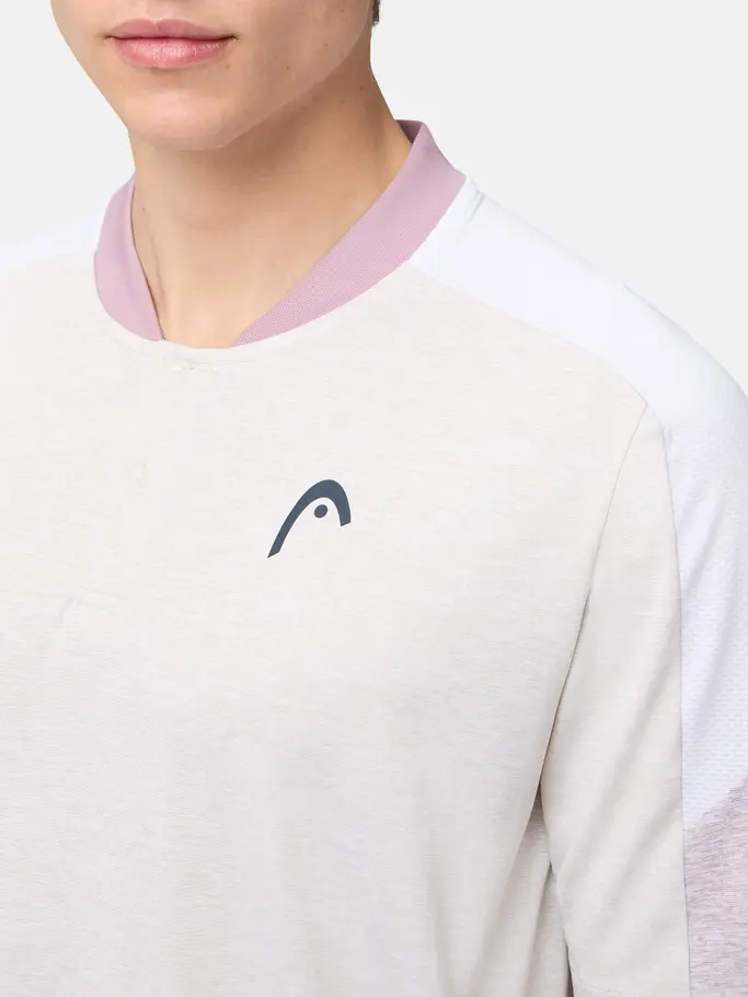 Sale, view full size image of Front view of Product detail - PLAY Tech Polo Shirt Men white