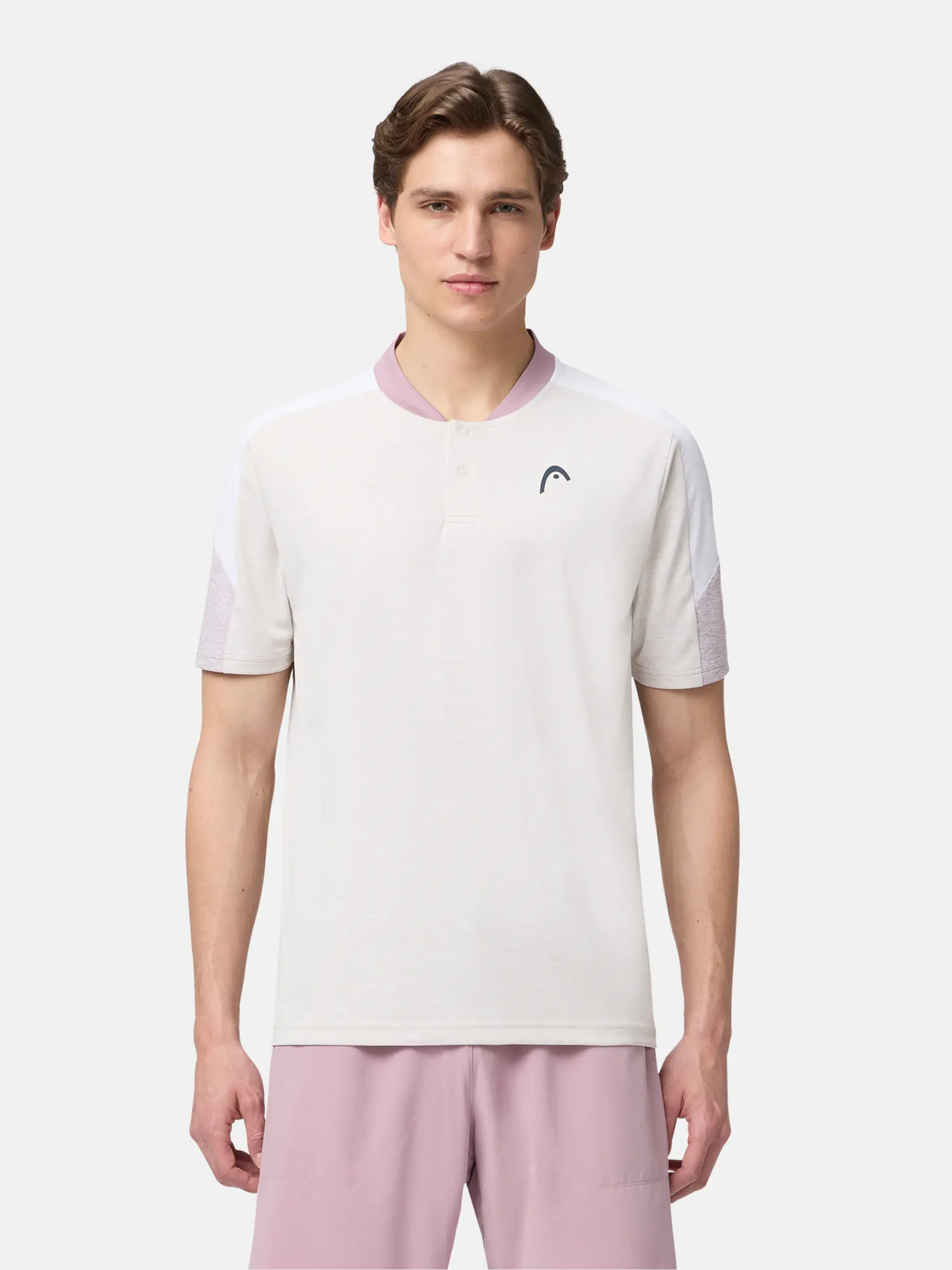 New, weergave van volledige grootte van vooraanzicht van Product detail - PLAY Tech Polo Shirt Men white