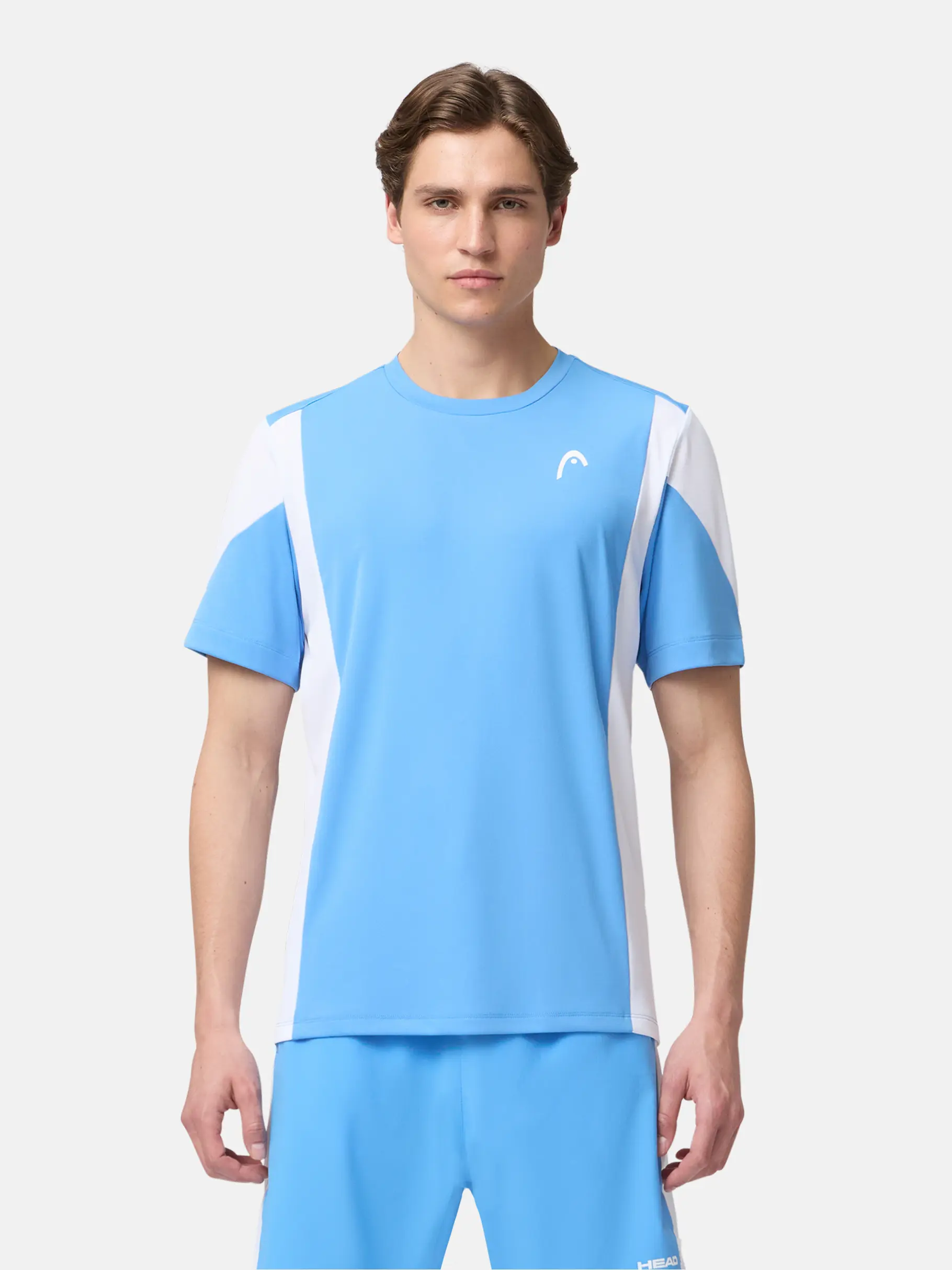 New, weergave van volledige grootte van vooraanzicht van Product detail - SLICE T-Shirt Men airforce blue/white