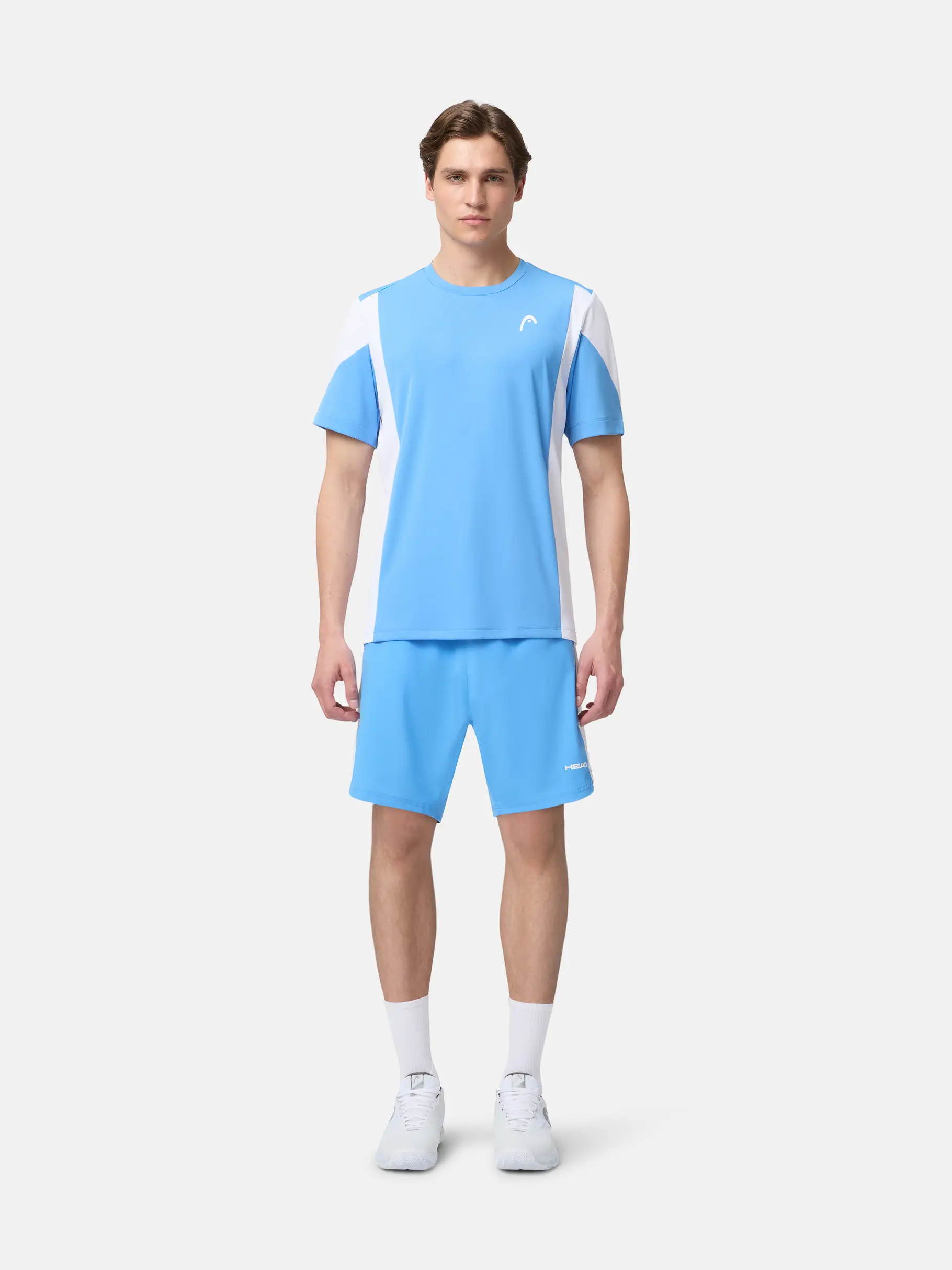 New, weergave van volledige grootte van vooraanzicht van Product detail - SLICE T-Shirt Men airforce blue/white