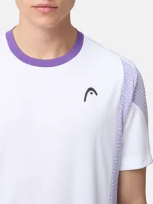 Display front view 2 of Product detail - SLICE T-Shirt Men white/purple