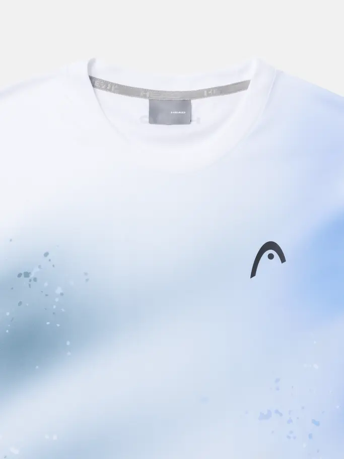 Sale, view full size image of Front view of Product detail - TOPSPIN T-Shirt Men navy/print vision m
