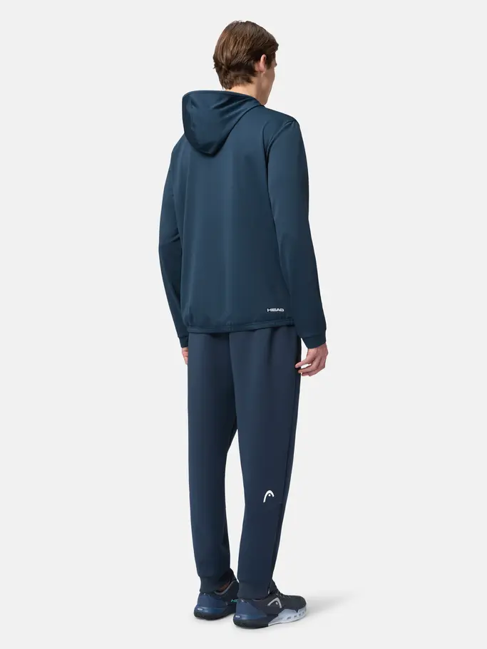 Sale, visualizzare l'immagine full size della vista frontale di Product detail - TOPSPIN Hoodie Men navy/print vision ii