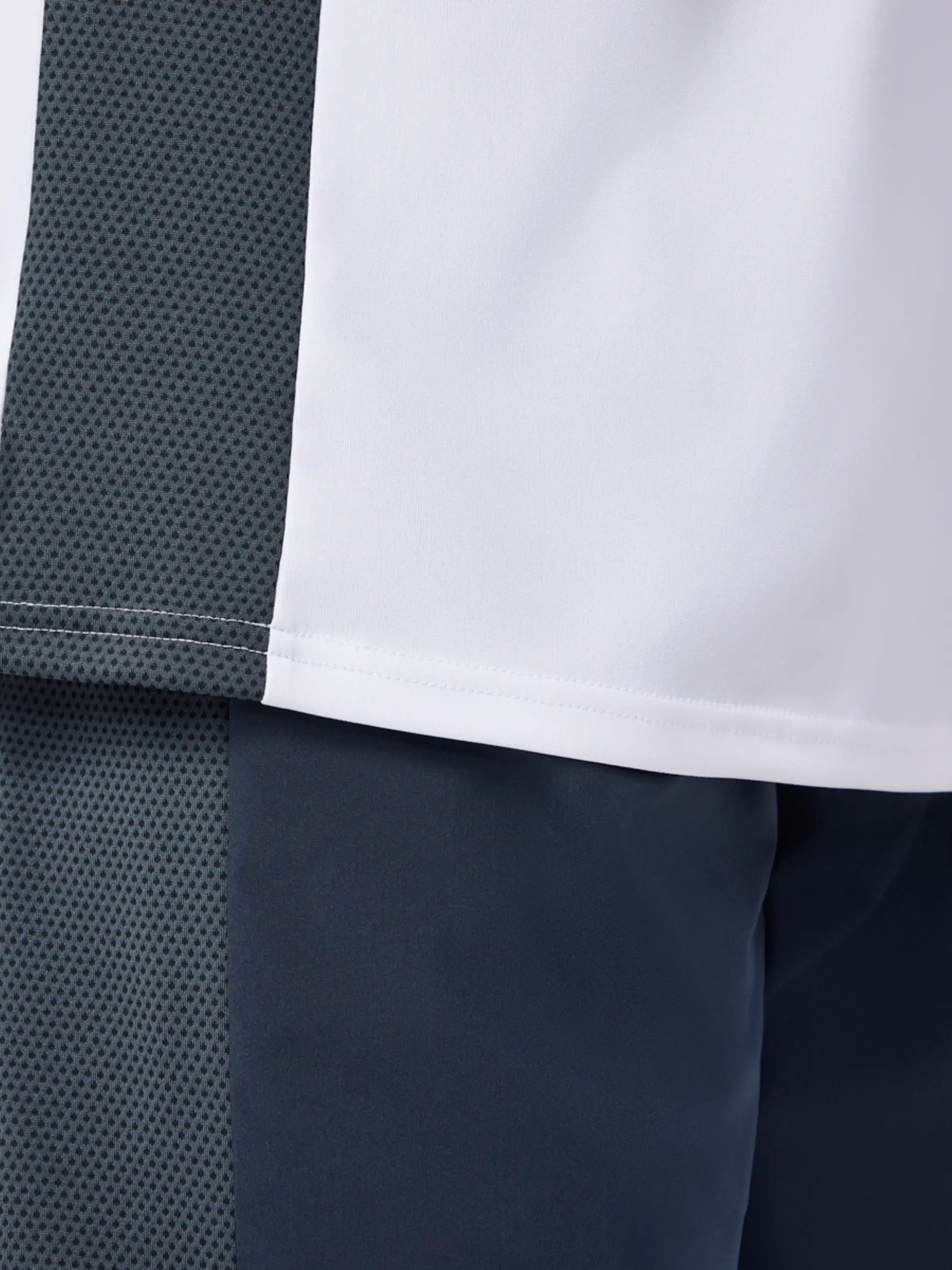 Sale, view full size image of Front view of Product detail - SLICE Polo Shirt Men white