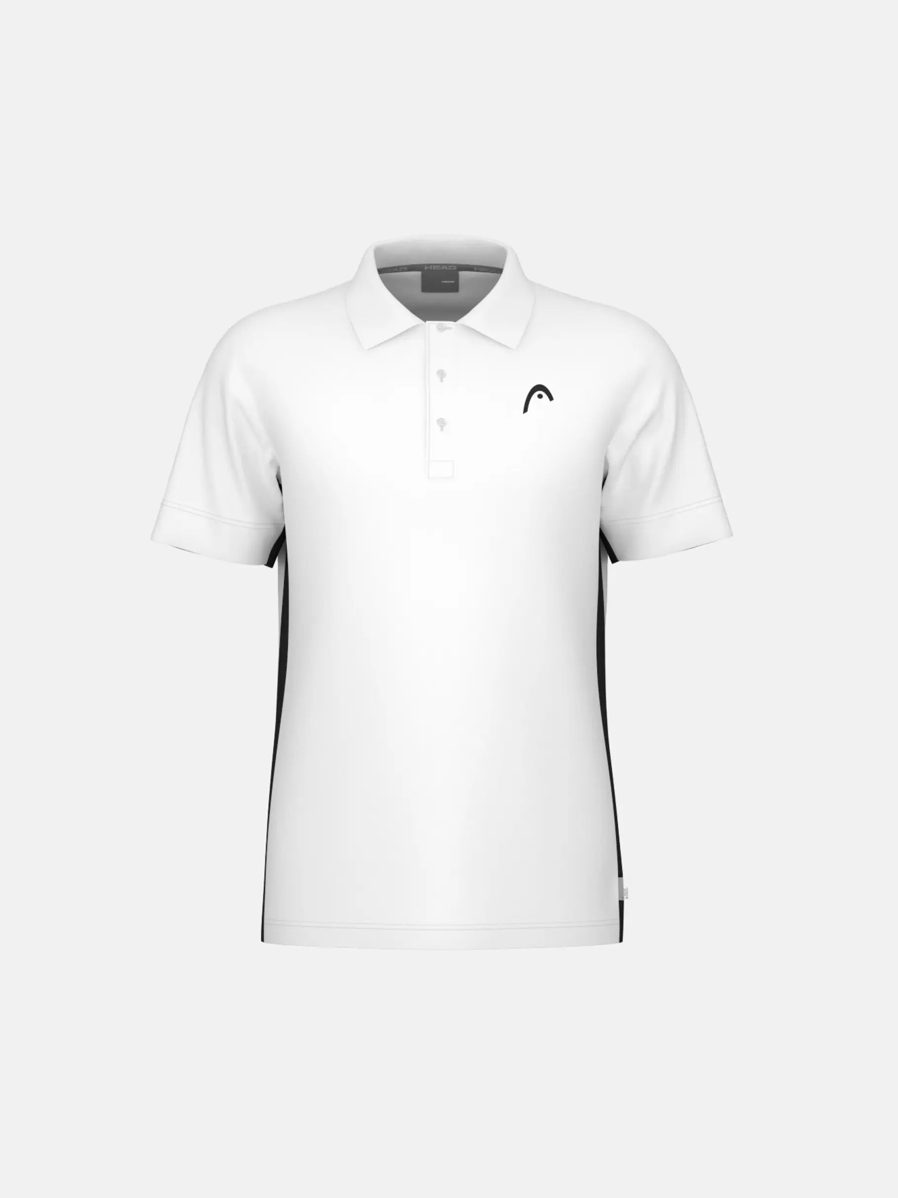 Sale, view full size image of Front view of Product detail - SLICE Polo Shirt Men white