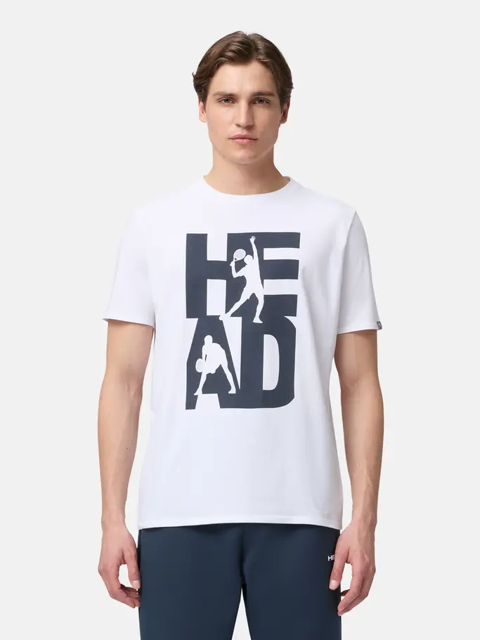 Sale, wyświetl pełno wymiarowy obraz widoku z przodu Product detail - VISION T-Shirt Men white/navy