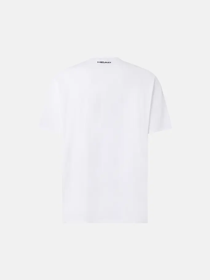 Sale, view full size image of Front view of Product detail - VISION T-Shirt Men white/purple