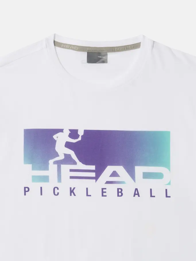 Sale, view full size image of Front view of Product detail - VISION T-Shirt Men white/purple