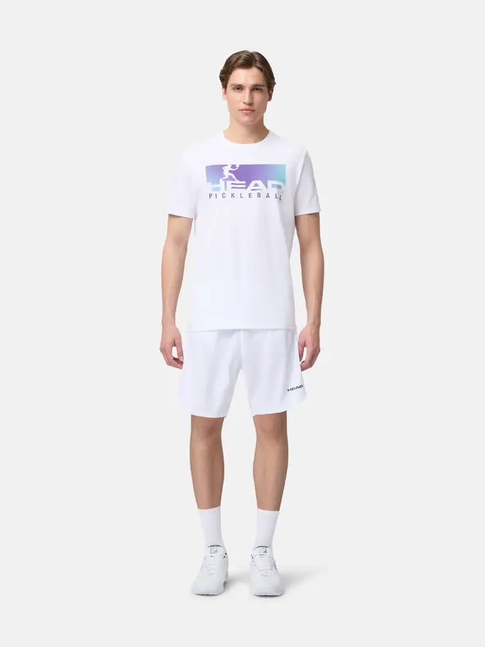 Sale, view full size image of Front view of Product detail - VISION T-Shirt Men white/purple