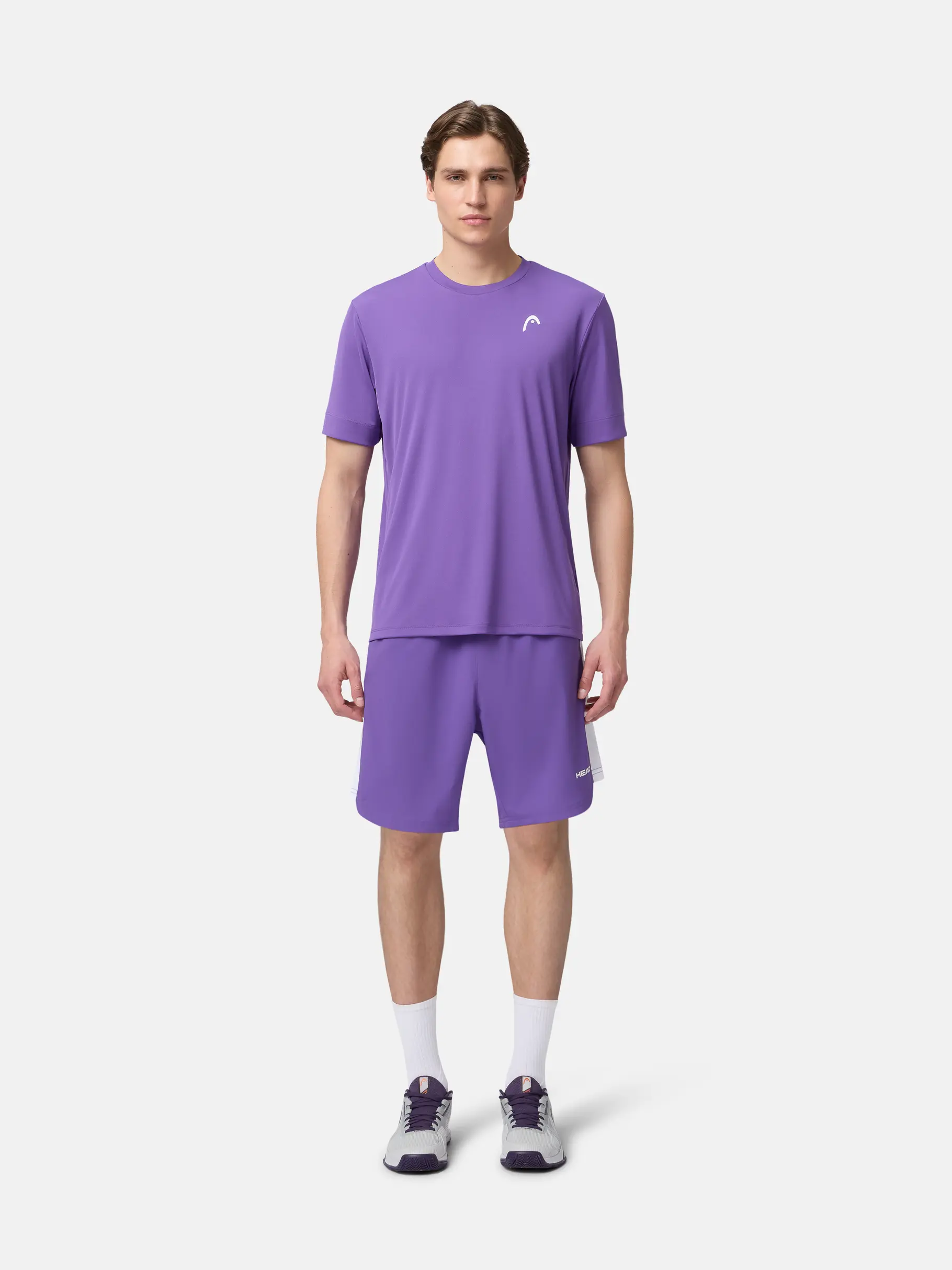 , weergave van volledige grootte van vooraanzicht van Product detail - SLICE II T-Shirt Men purple