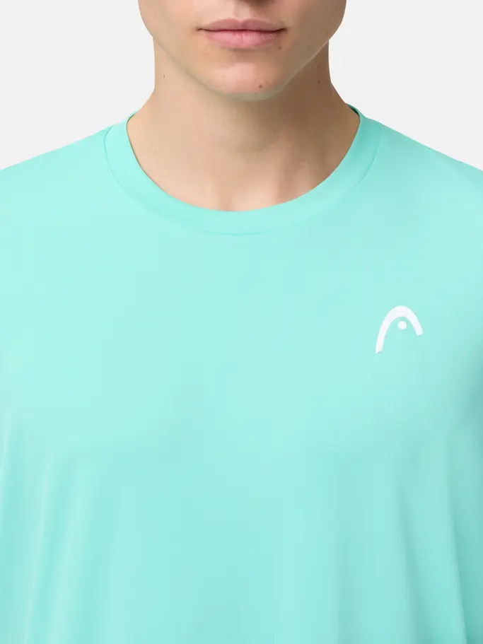 , view full size image of Front view of Product detail - SLICE II T-Shirt Men turquoise