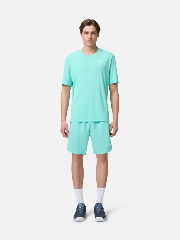 , view full size image of Front view of Product detail - SLICE II T-Shirt Men turquoise