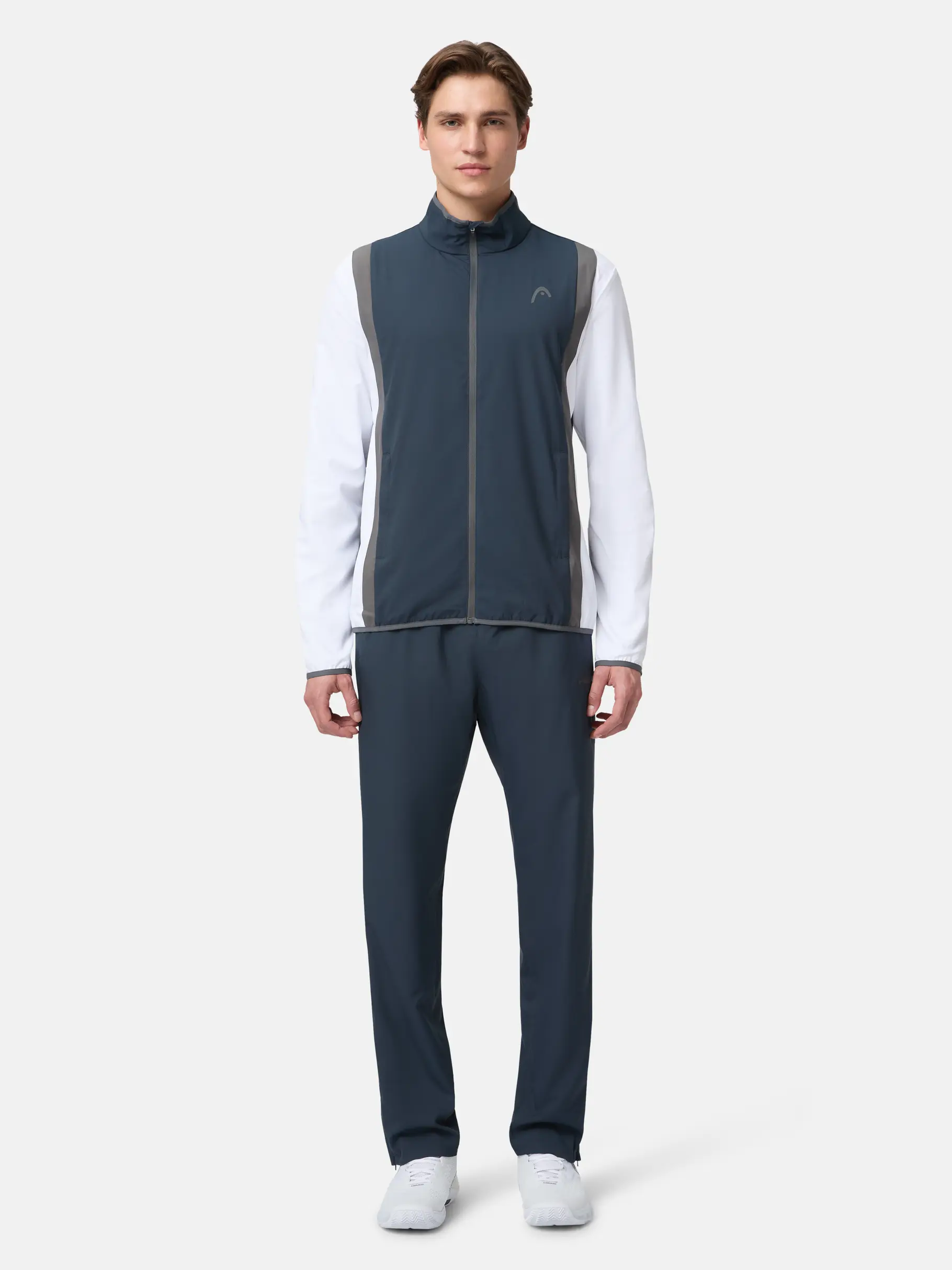 , view full size image of Front view of Product detail - CLUB Pants Men navy