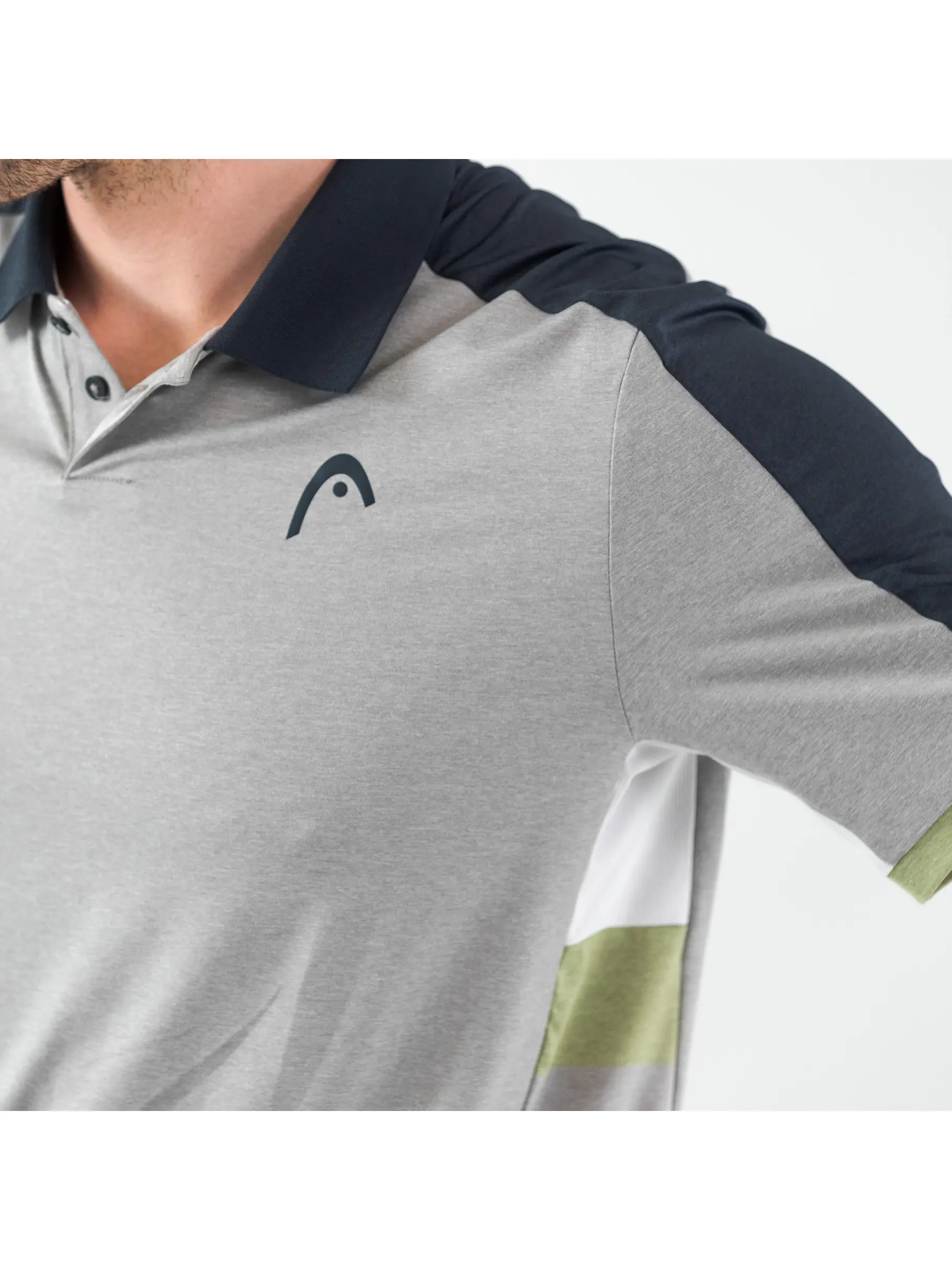 Sale,Best Seller, weergave van volledige grootte van vooraanzicht van Product detail - PADEL Tech Polo Shirt Men lightgreen