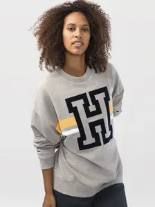 Display front view 4 of Product detail - PERFORMANCE CAPSULE Sweatshirt Unisex grey melange