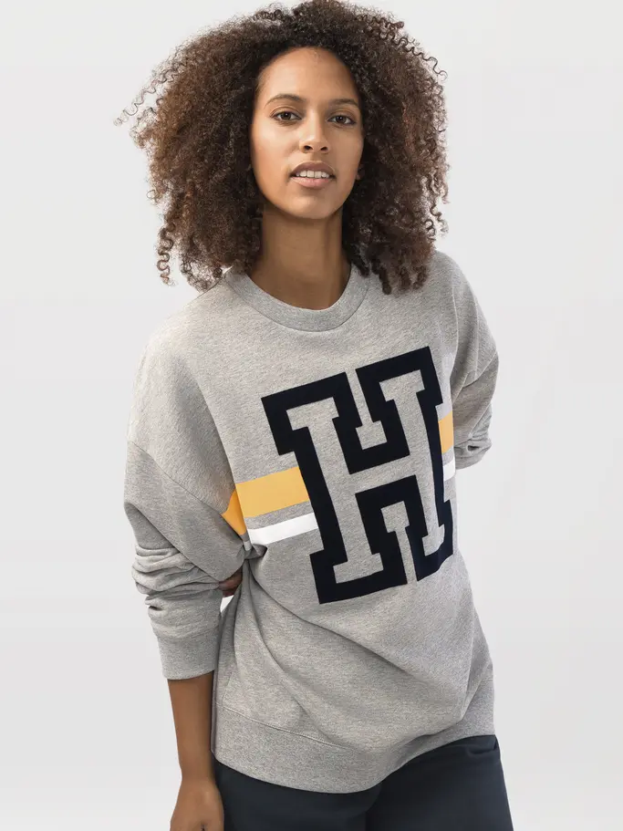 Sale,Best Seller, wyświetl pełno wymiarowy obraz widoku z przodu Product detail - PERFORMANCE CAPSULE Sweatshirt Unisex grey melange