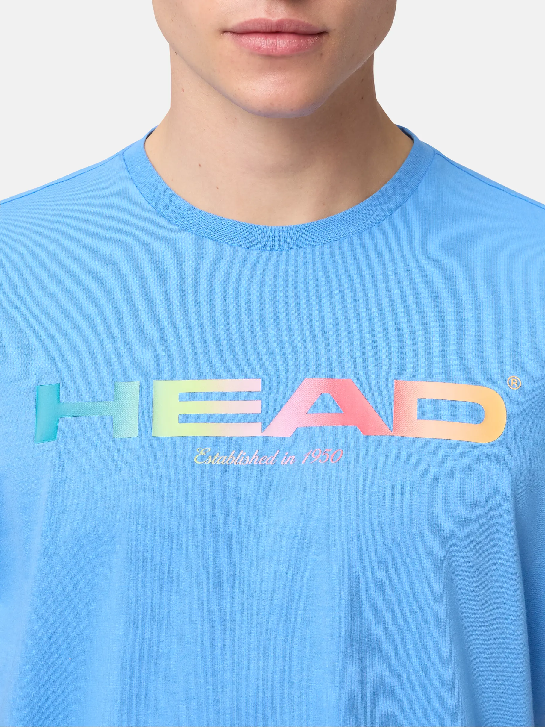 , Ansicht Großes Bild der Vorderseite Product detail - RAINBOW T-Shirt Men airforce blue