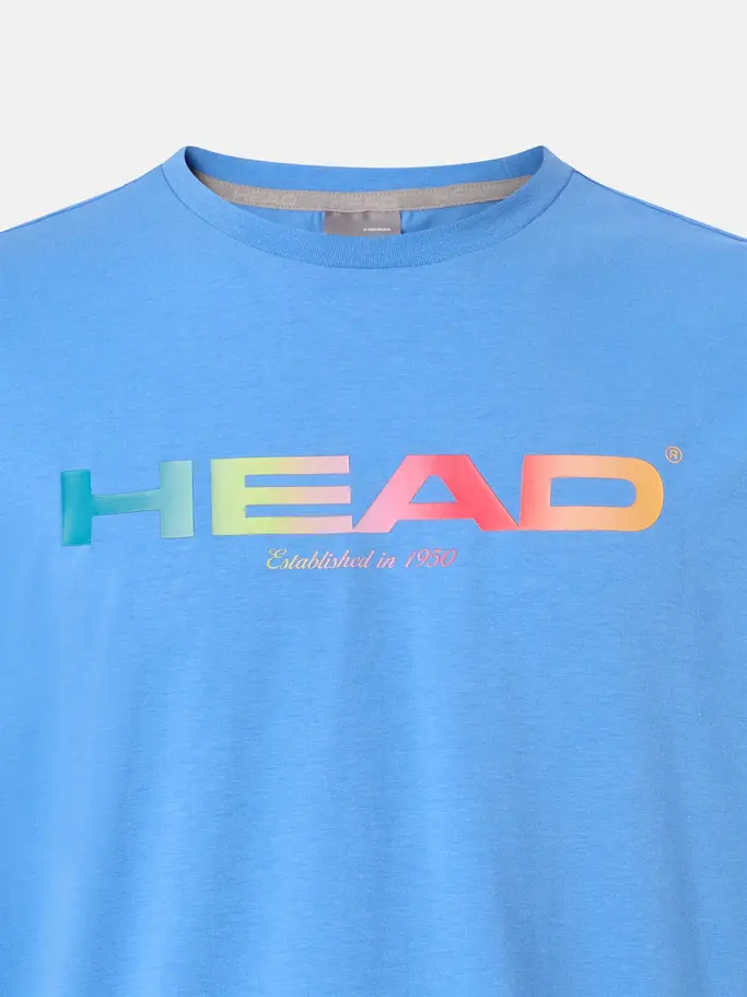 Sale, view full size image of Front view of Product detail - RAINBOW T-Shirt Men airforce blue