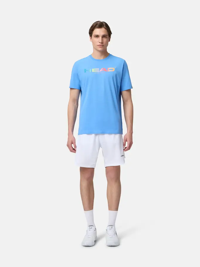 Sale, view full size image of Front view of Product detail - RAINBOW T-Shirt Men airforce blue