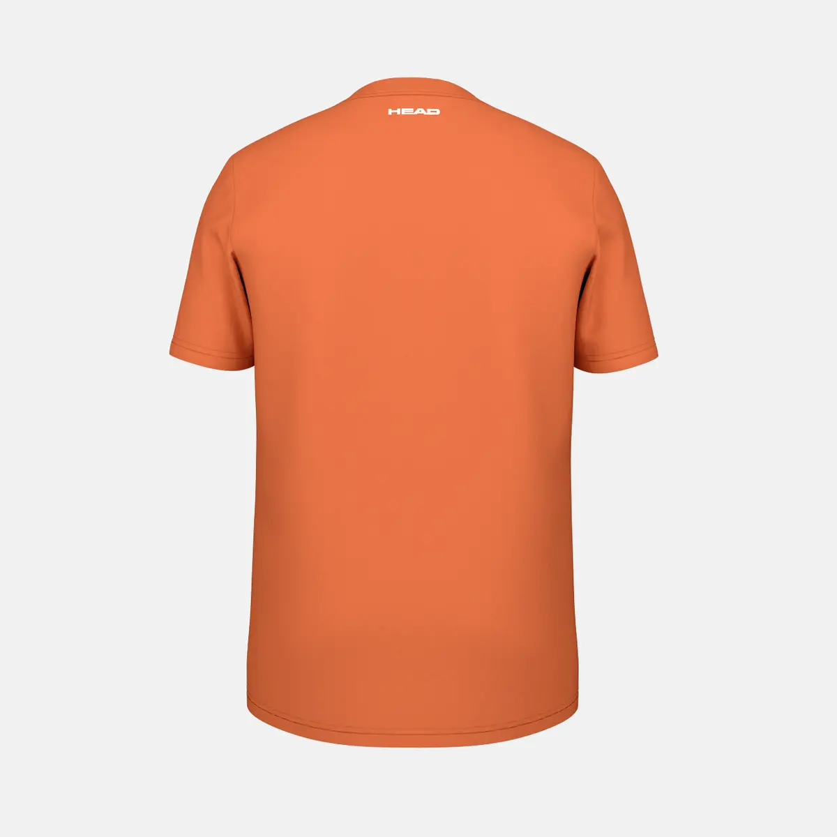 New, view full size image of Front view of Product detail - RAINBOW T-Shirt Men campfire orange