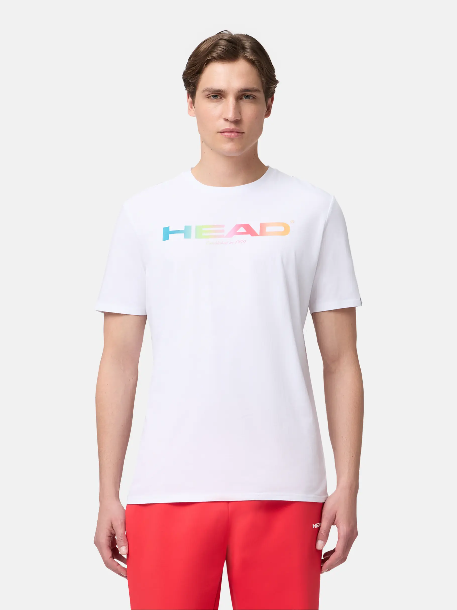 New, voir image en taille réelle de la vue frontale de Product detail - RAINBOW T-Shirt Men white