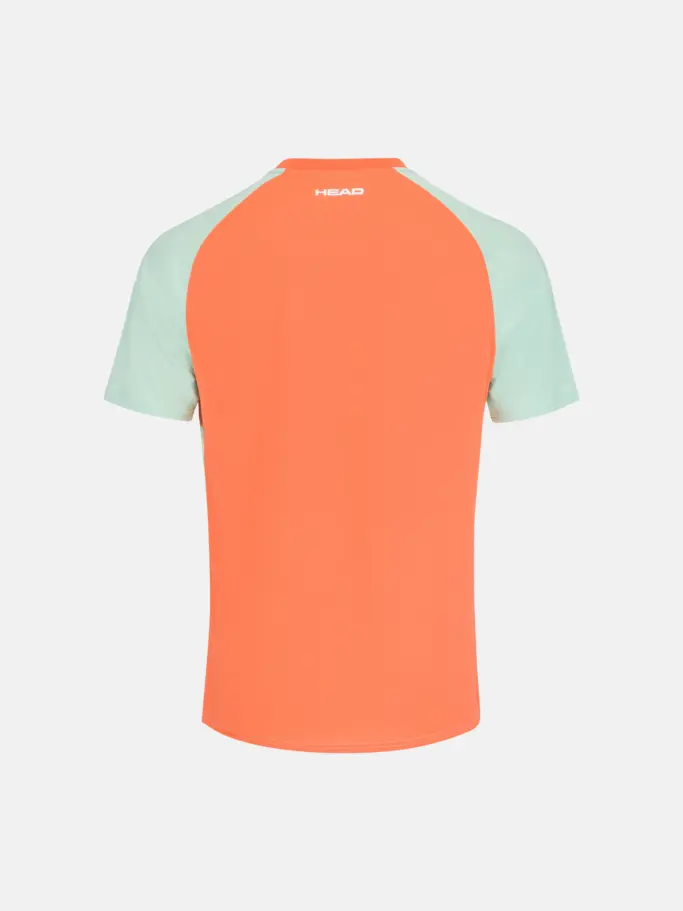 , view full size image of Front view of Product detail - TOPSPIN T-Shirt Men pastell green/print vision m