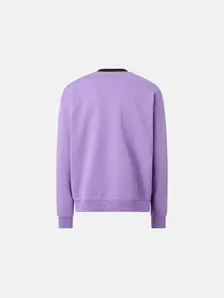 Display front view 2 of Product detail - GRAVITY Crewneck Unisex alight lilac/black