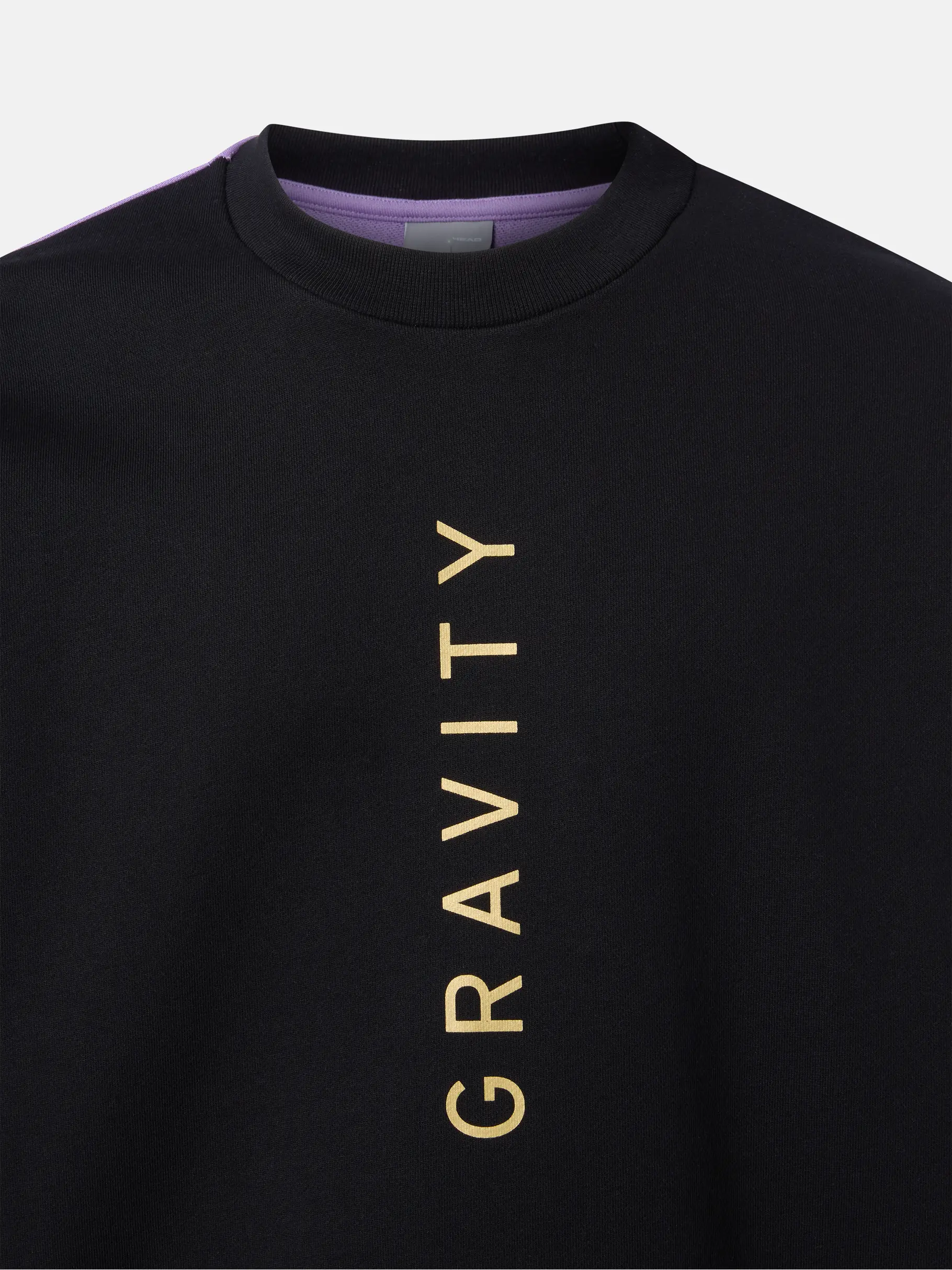 Club head,Coming soon, visualizzare l'immagine full size della vista frontale di Product detail - GRAVITY Crewneck Unisex alight lilac/black