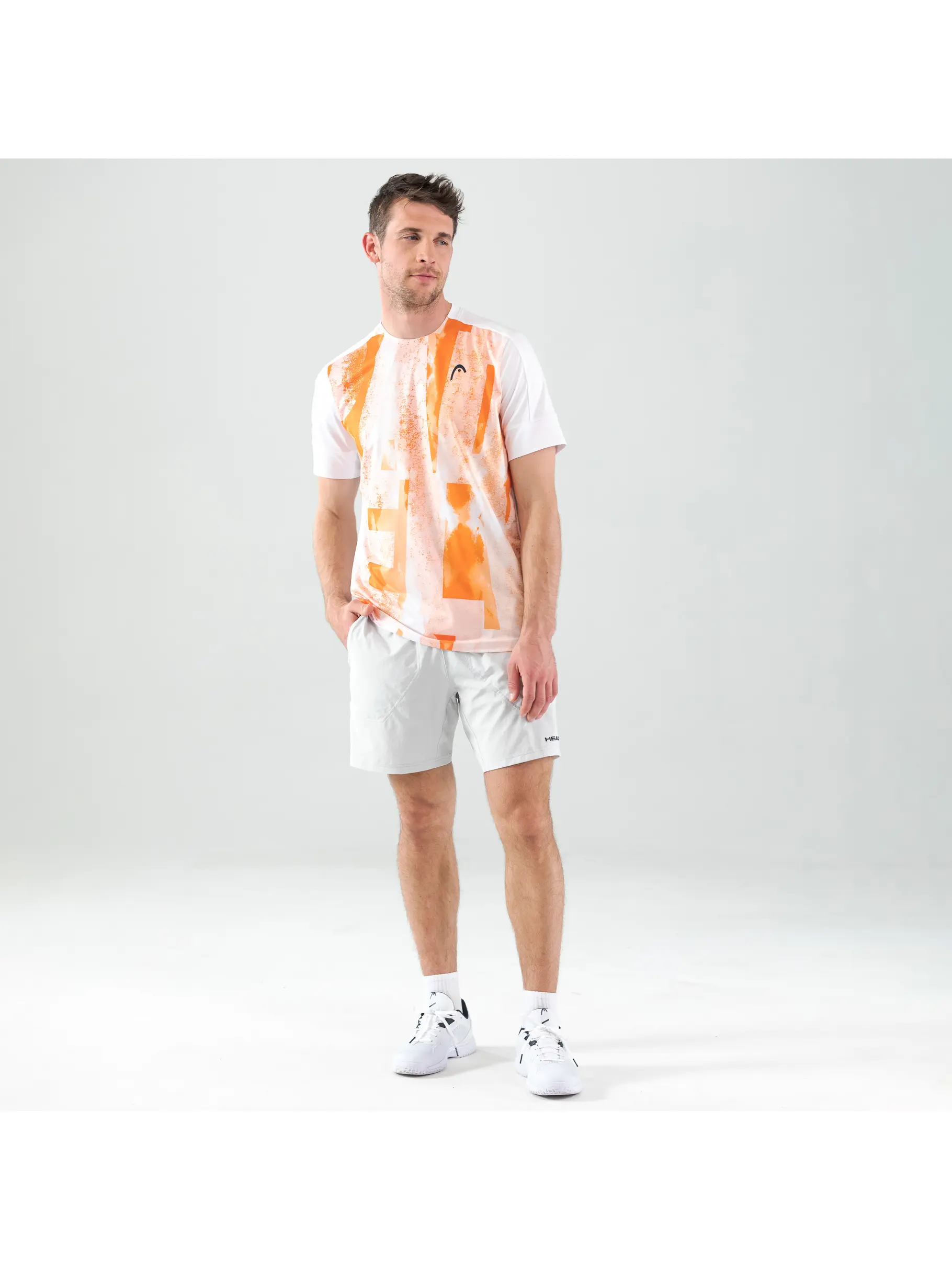 Sale, view full size image of Front view of Product detail - PADEL Tech T-Shirt Men XMOR