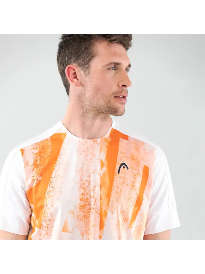 Sale, view full size image of Front view of Product detail - PADEL Tech T-Shirt Men XMOR