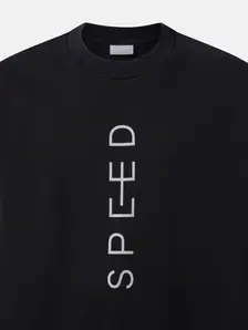 Display front view 3 of Product detail - SPEED Crewneck Unisex black