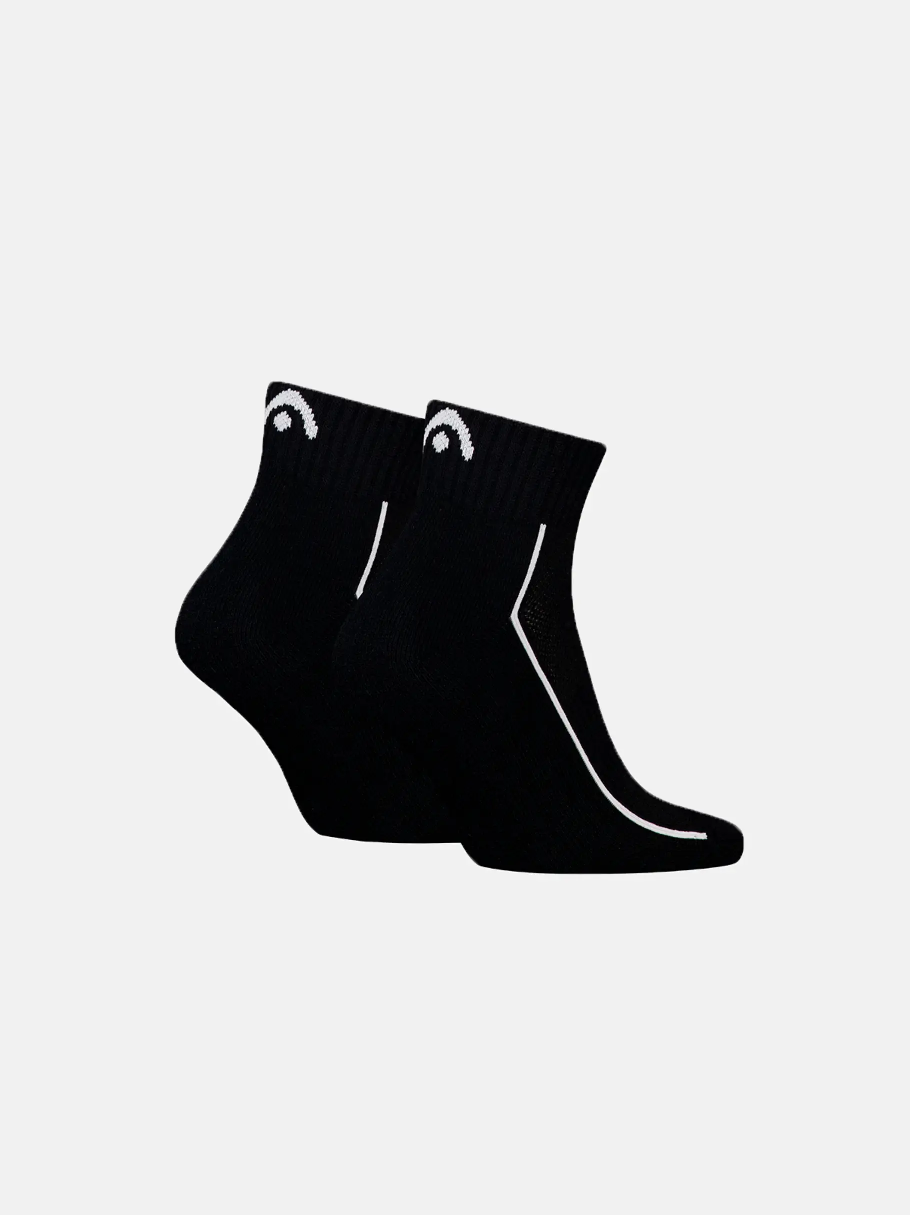 Sale, Ansicht Großes Bild der Vorderseite Product detail - SOCKS TENNIS 2P PERFORMANCE Quarter black