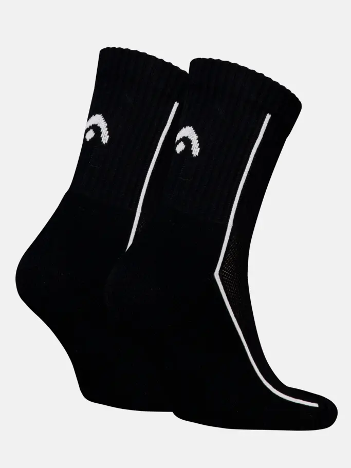 Sale, voir image en taille réelle de la vue frontale de Product detail - SOCKS TENNIS 2P PERFORMANCE Short Crew black