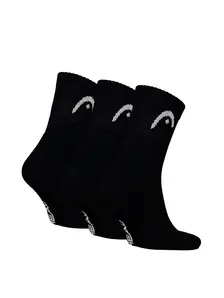 Display front view 2 of Product detail - HEAD TRAINING Unisex Short Socks 3P black