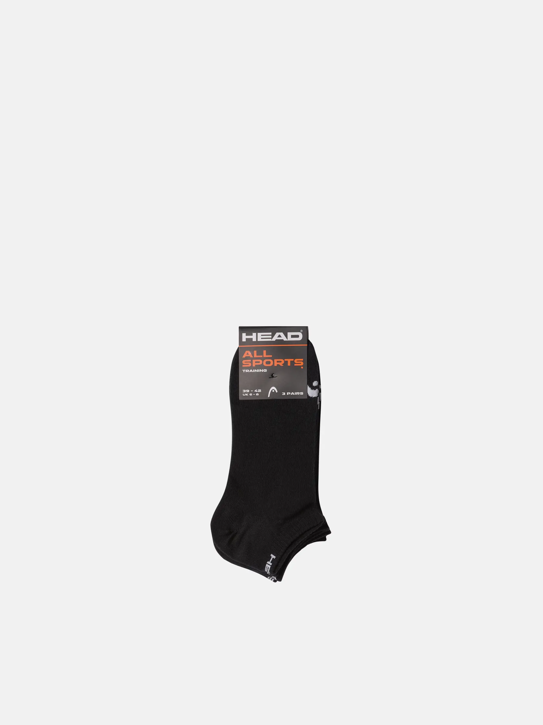 , view full size image of Front view of Product detail - SOCKS TENNIS 3P ALL SPORTS Sneaker black