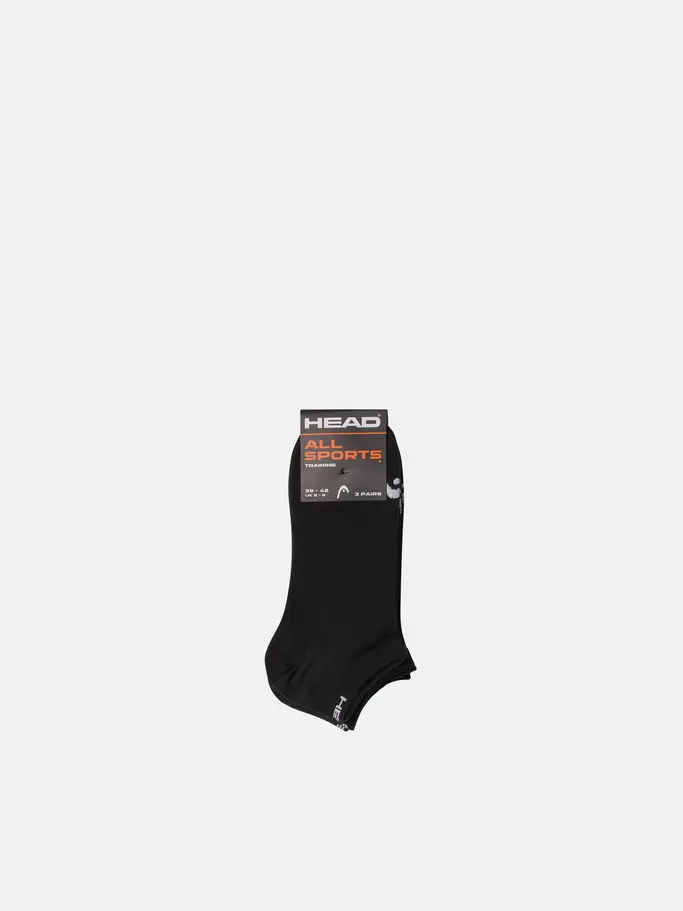 Sale, voir image en taille réelle de la vue frontale de Product detail - SOCKS TENNIS 3P ALL SPORTS Sneaker black