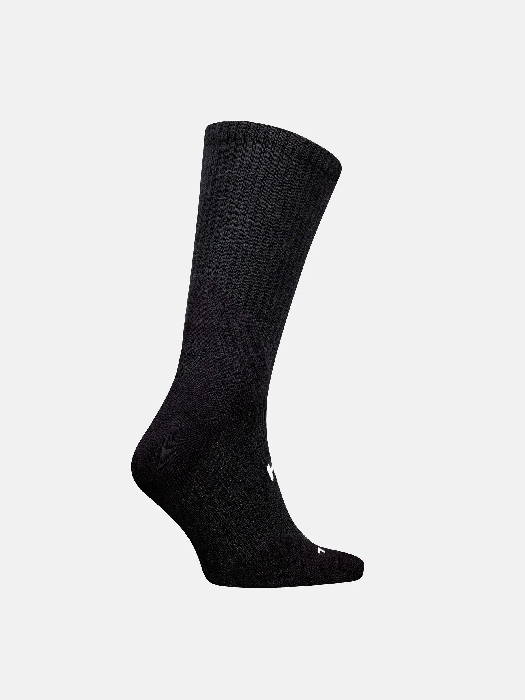 Sale, view full size image of Front view of Product detail - SOCKS TENNIS 1P Crew black