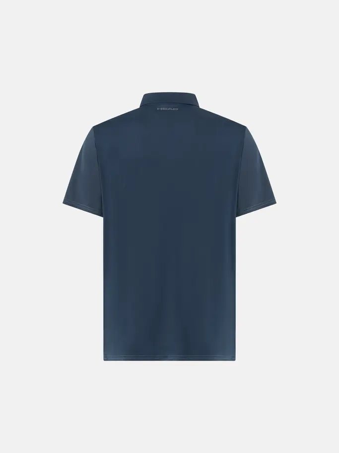 , view full size image of Front view of Product detail - CLUB 25 TECH Polo Shirt Men navy