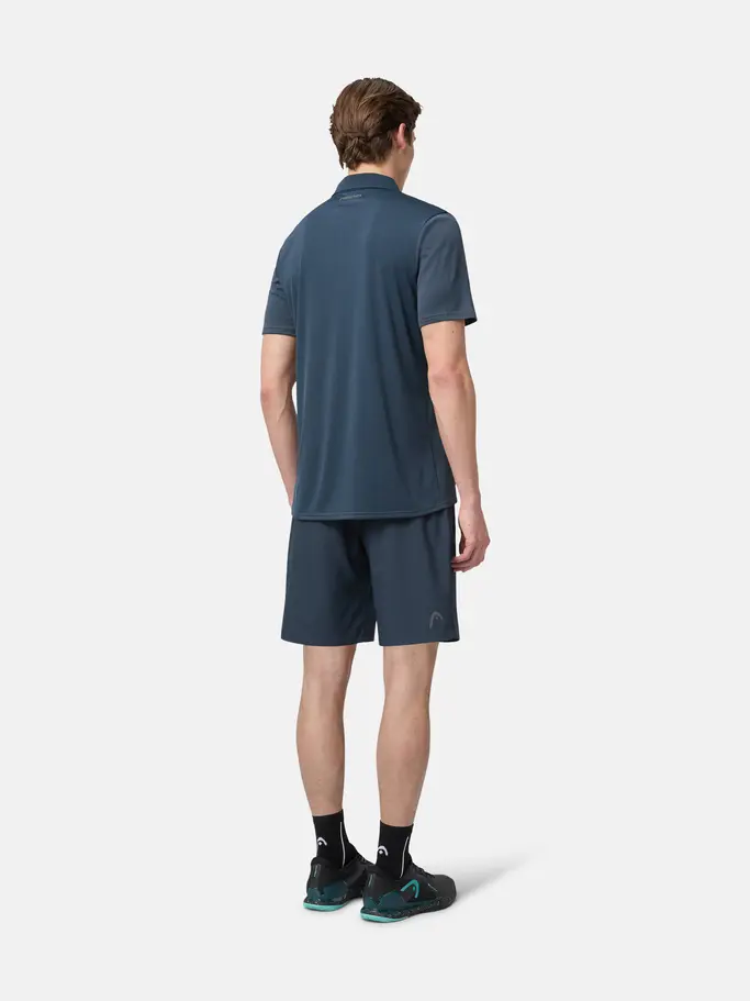 , view full size image of Front view of Product detail - CLUB 25 TECH Polo Shirt Men navy