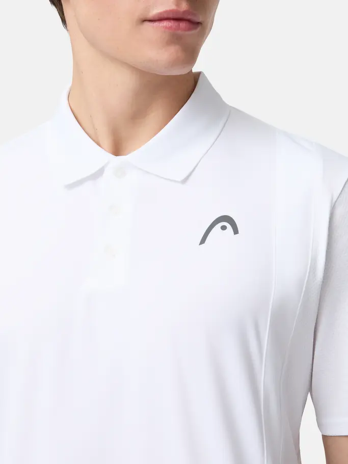 , view full size image of Front view of Product detail - CLUB 25 TECH Polo Shirt Men white