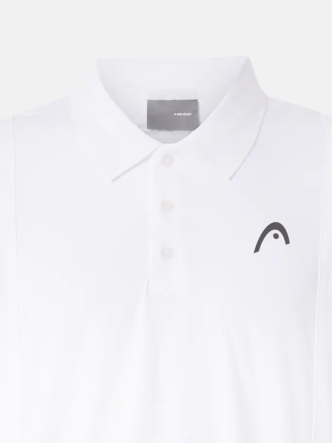 , view full size image of Front view of Product detail - CLUB 25 TECH Polo Shirt Men white