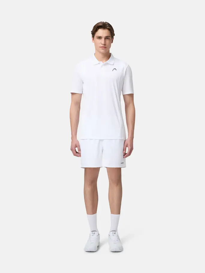 , view full size image of Front view of Product detail - CLUB 25 TECH Polo Shirt Men white