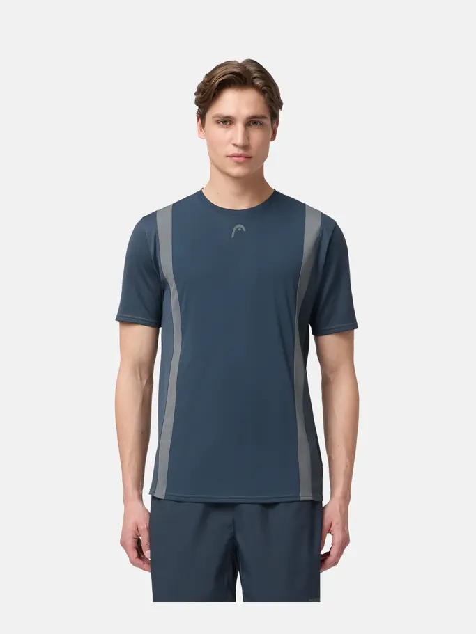 , view full size image of Front view of Product detail - CLUB 25 TECH T-Shirt Men navy