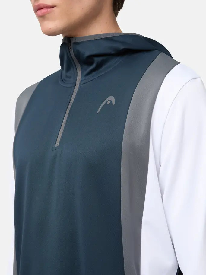 , voir image en taille réelle de la vue frontale de Product detail - CLUB 25 TECH Hoodie Men navy/white
